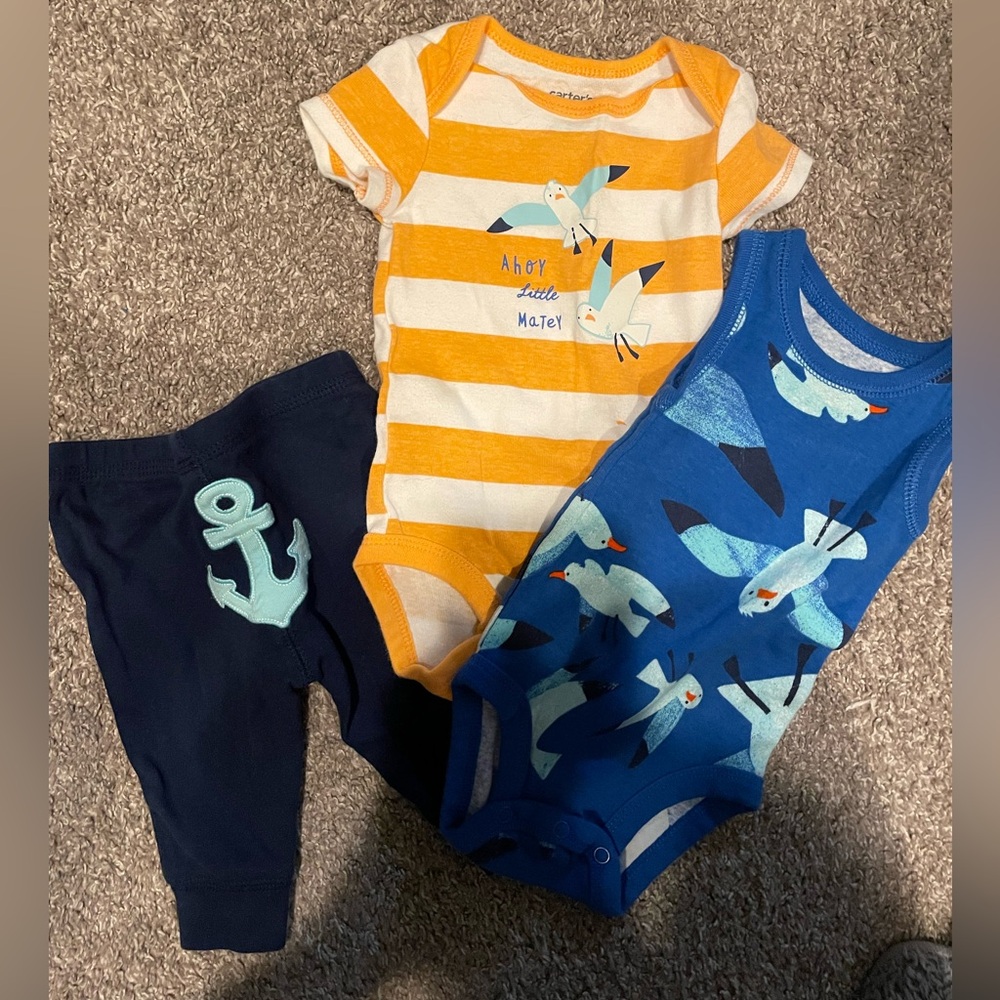 Carters onsies and pants